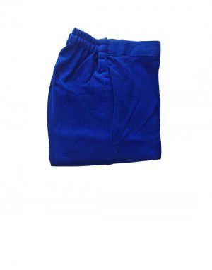 Womens woollen pants plain design royal blue color